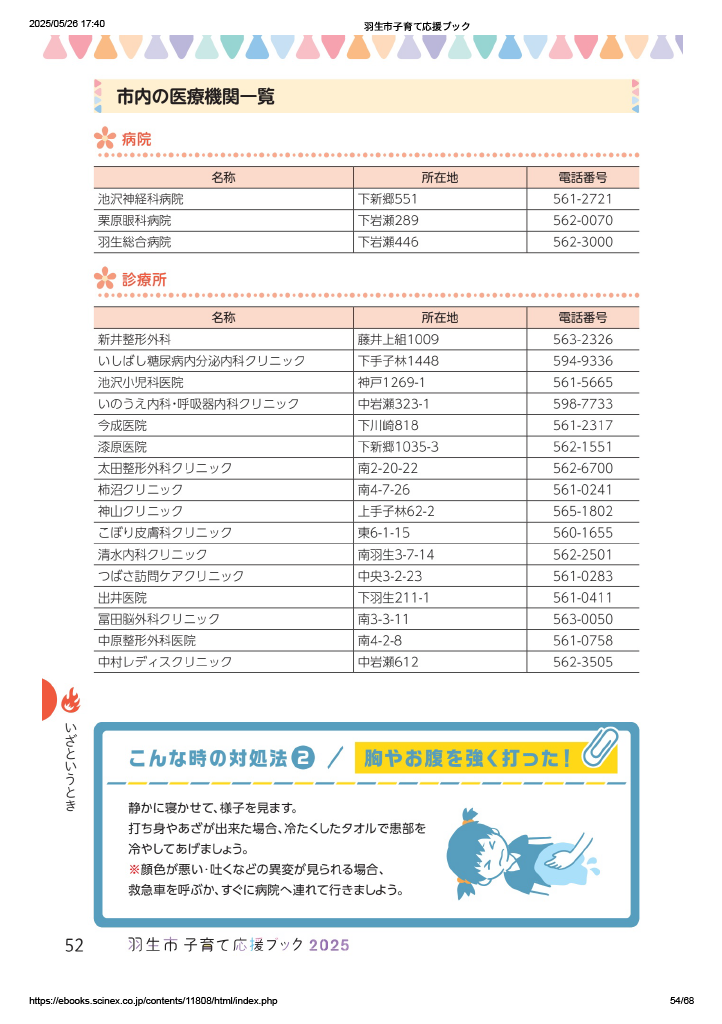 子育て応援ブック ページ53