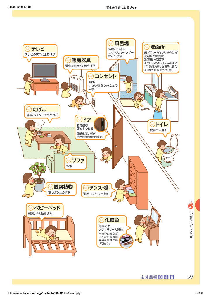 子育て応援ブック ページ60